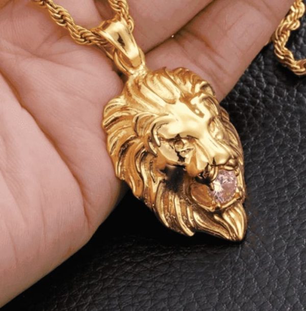 Collier BOSS ORLADO - Acier Inoxydable Bicolore Pendentif Homme 61cm