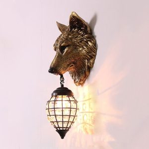 Lampe Murale Loup